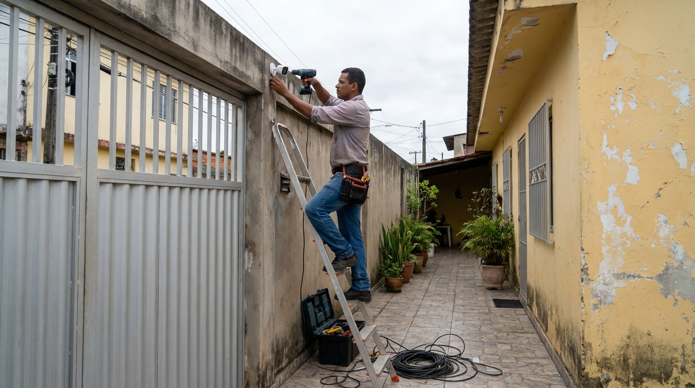 Instalacao de cameras de seguranca profissional em Betim‑MG