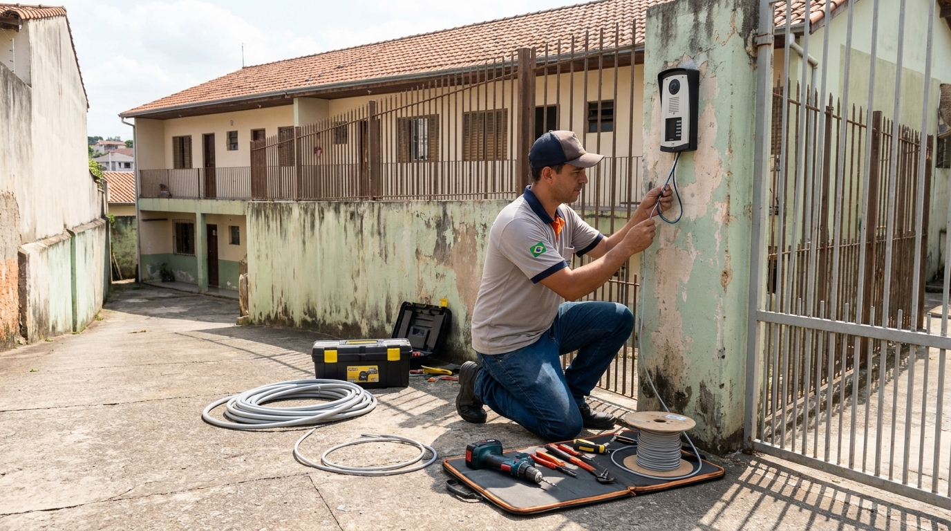 Instalacao de interfone residencial em Betim‑MG