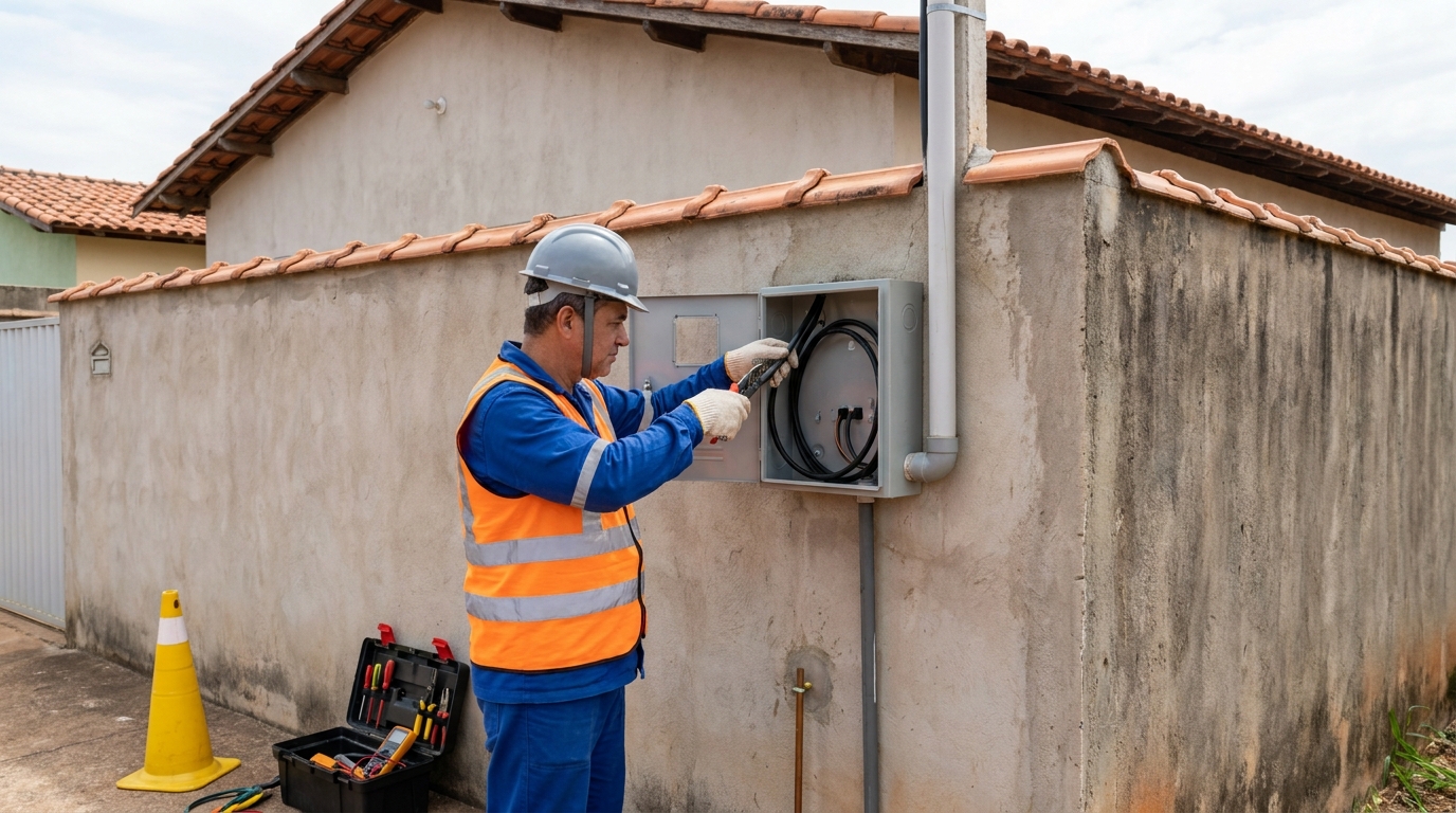 Instalacao de padrao de energia profissional em Betim‑MG