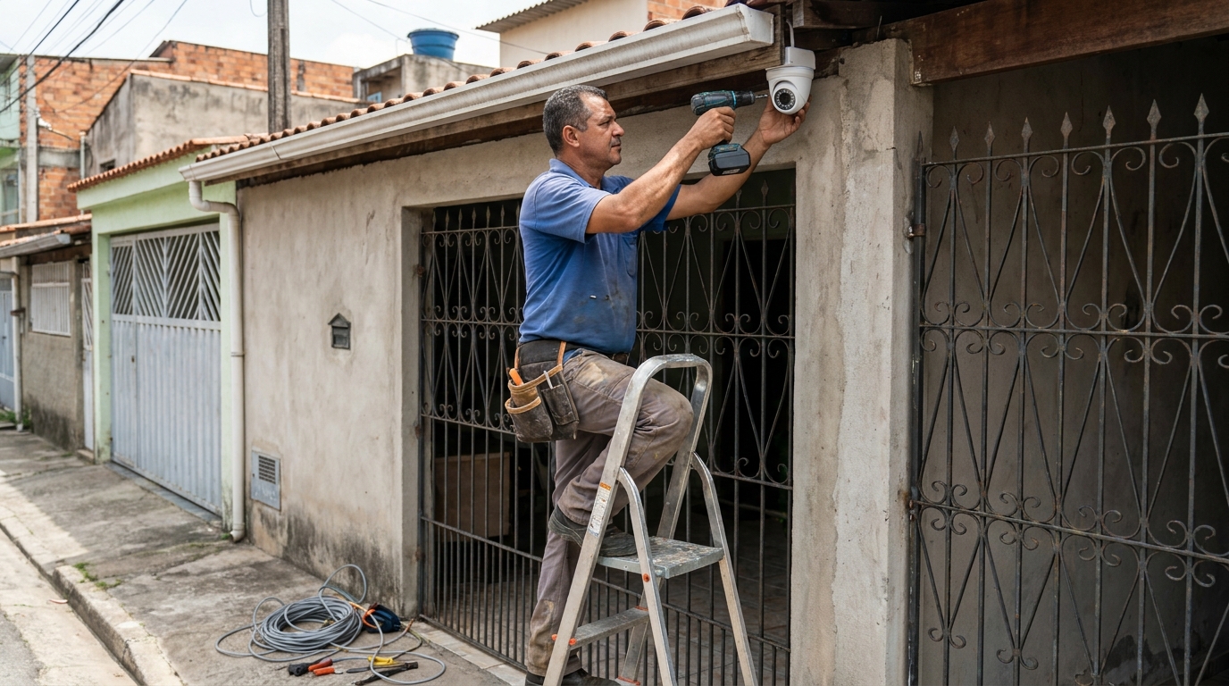 Instalacao de sistema de monitoramento em Betim‑MG